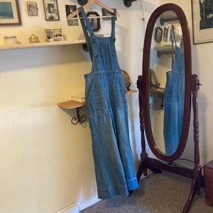 Pilcro Wide Leg Overalls